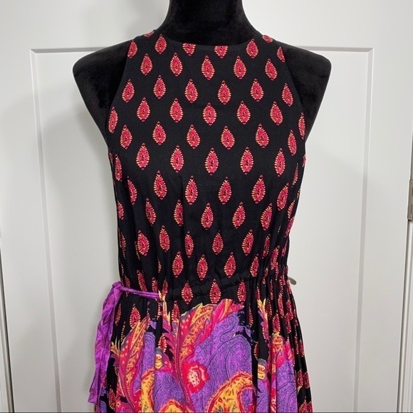 Free People intimately Rendezvous Girl slip dress black purple size xs - Picture 4 of 11